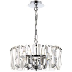 Подвесная люстра хрустальная Puntes MOD043PL-04CH Подвесная люстра хрустальная Puntes MOD043PL-04CH