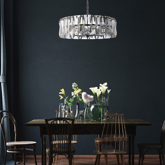 Подвесная люстра хрустальная Puntes MOD043PL-04CH Подвесная люстра хрустальная Puntes MOD043PL-04CH