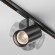 Maytoni EXILITY X TR243-18W3K-B Трековый светодиодный черный магнитный светильник цилиндр диаметром 6.5см, с DIP переключателем группы включения на корпусе, LED 18Вт 3000K 1880Лм CRI90 36° IP20 48В