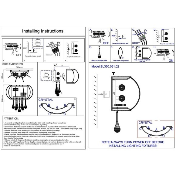 SL350.051.02 Бра ST-Luce Хром/Белый, Прозрачный E14 2*40W PREFERITA