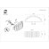 SL6203.401.06 Бра ST-Luce Черный/Белый LED 1*6W 3000K ESTENSE
