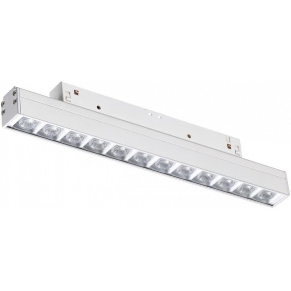 358417 Трековый светодиодный светильник Novotech Flum CRI90+ 4000К 960Лм 45° 12W