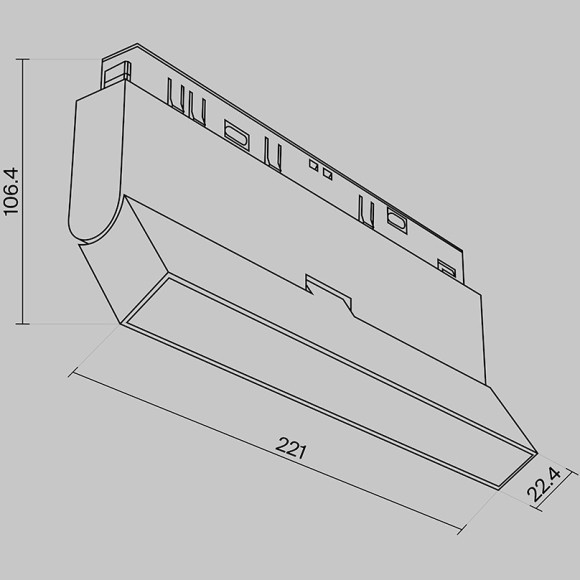 Трековый светильник Technical TR036-4-12WTW-DSZ-B Трековый светильник Technical TR036-4-12WTW-DSZ-B