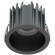 Favourite Notio 4819-1C Черный круглый встраиваемый светодиодный светильник-спот downlight диаметром 103 мм, металл, стекло LED 20Вт 3000K 2038Лм CRI90 36° IP54 220В