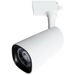 Однофазный двужильный светодиодный трековый светильник Arte Lamp A4563PL-1WH BARUT 4000К 1800Лм CRI85+ 32° 24Вт Однофазный двужильный светодиодный трековый светильник Arte Lamp A4563PL-1WH BARUT 4000К 1800Лм CRI85+ 32° 24Вт