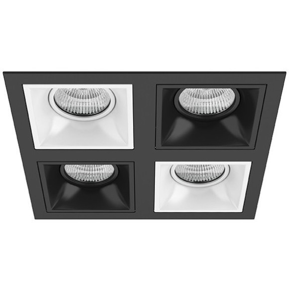 Встраиваемый светильник Lightstar D54706070607 Domino под лампы 4xGU5.3 200W Встраиваемый светильник Lightstar D54706070607 Domino под лампы 4xGU5.3 200W