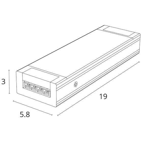 Блок питания 48V 150W 3.125А Arte Lamp PRO A481305N Блок питания 48V 150W 3.125А Arte Lamp PRO A481305N