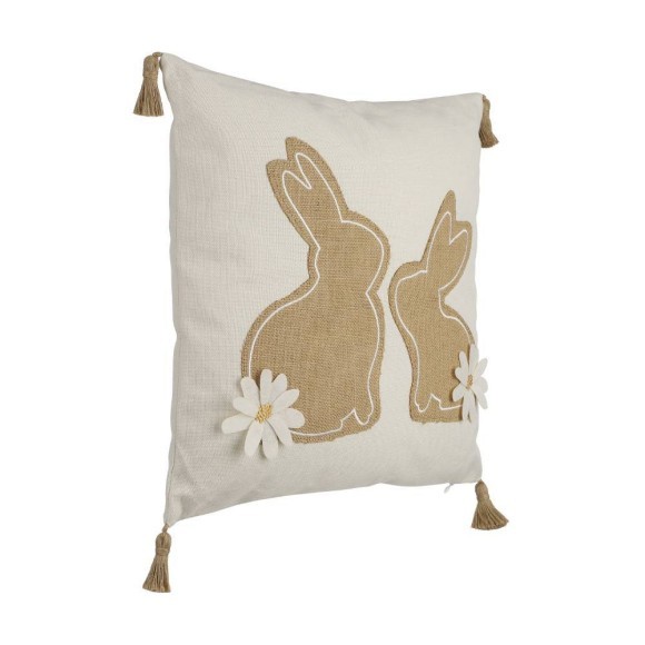 420097 CHEVERY Декоративная подушка L450 B450 белый, коричневый 100% полиэстер с пластиковым каркасом