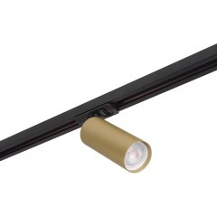 Однофазный двужильный трековый светильник Denkirs DK6202-BG Tube под сменную лампу GU10 Однофазный двужильный трековый светильник Denkirs DK6202-BG Tube под сменную лампу GU10