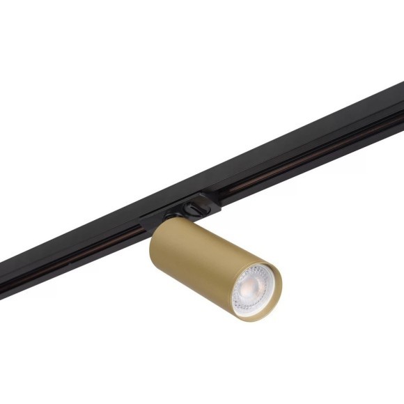 Однофазный двужильный трековый светильник Denkirs DK6202-BG Tube под сменную лампу GU10