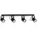Спот потолочный Arte Lamp A1310PL-4BK LENTE под лампы 4xGU10 50W