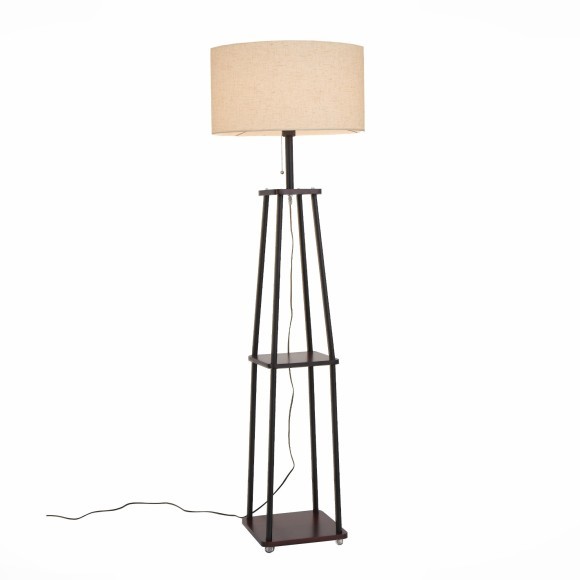 SLE302.405.01 Торшер ST-Luce Черный, Коричневый/Бежевый E27 1*40W (из 2-х коробок) MENOLA SLE302.405.01 Торшер ST-Luce Черный, Коричневый/Бежевый E27 1*40W (из 2-х коробок) MENOLA