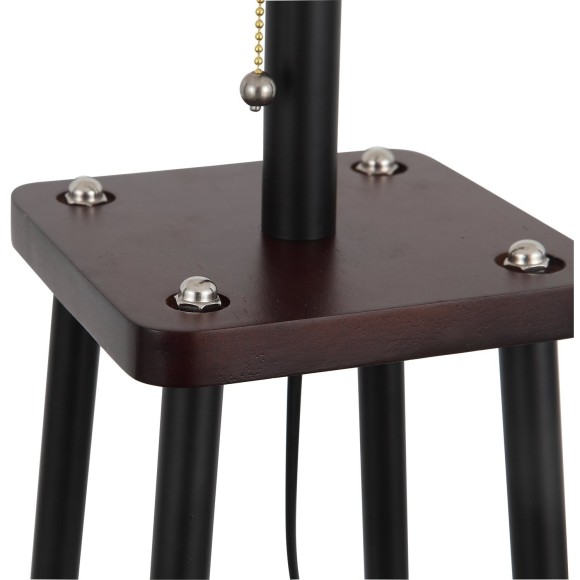 SLE302.405.01 Торшер ST-Luce Черный, Коричневый/Бежевый E27 1*40W (из 2-х коробок) MENOLA SLE302.405.01 Торшер ST-Luce Черный, Коричневый/Бежевый E27 1*40W (из 2-х коробок) MENOLA