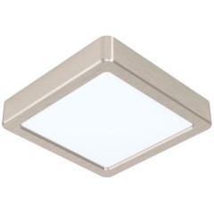 99239 Светодиодный накладной светильник FUEVA 5, 10,5W (LED), 160х160, H28, 1200lm, 3000K, сталь, нике 99239 Светодиодный накладной светильник FUEVA 5, 10,5W (LED), 160х160, H28, 1200lm, 3000K, сталь, нике