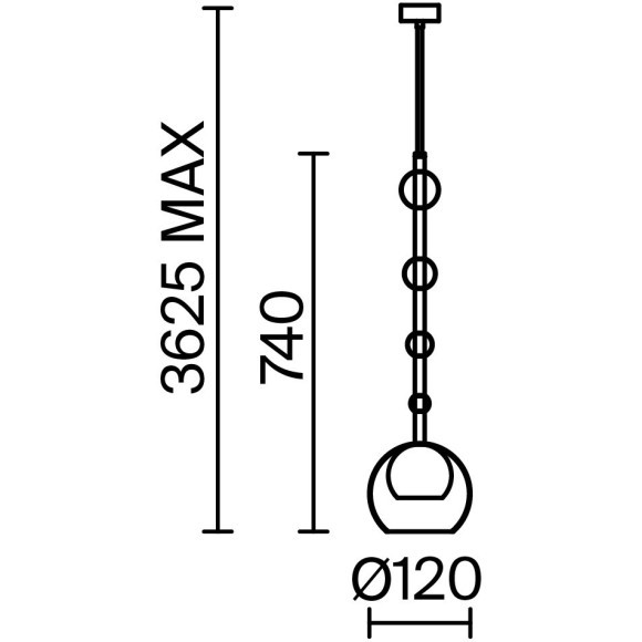 Подвесной светильник Maytoni MOD227PL-01BS Подвесной светильник Maytoni MOD227PL-01BS