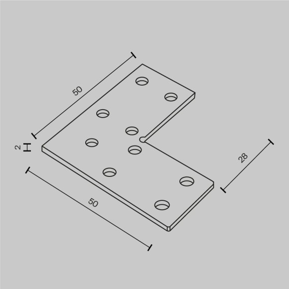 Угловой соединитель для накладных шин в случае запила их под 45 град Maytoni Exility TRA034CL-21 Угловой соединитель для накладных шин в случае запила их под 45 град Maytoni Exility TRA034CL-21