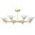 Люстра на штанге Arte Lamp ALESSIA A2076PL-8GO 