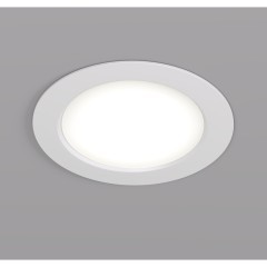 DK3049-WH Встраиваемый светильник, IP 20, 7Вт, LED, белый, пластик DK3049-WH Встраиваемый светильник, IP 20, 7Вт, LED, белый, пластик