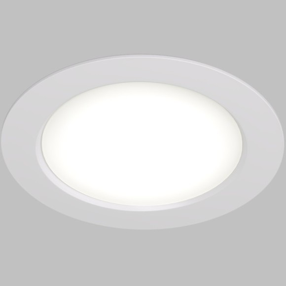 DK3049-WH Встраиваемый светильник, IP 20, 7Вт, LED, белый, пластик