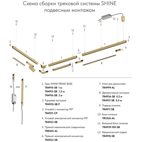 Блок питания Denkirs SHINE PRIME BASE | ШАЙН ПРАЙМ БЕЙС TR4939-100-SB
