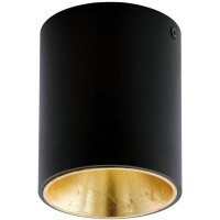 94502 Светодиодный потолочный светильник POLASSO, 1х3,3W (LED), ?100, черный, золотой