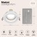 Встраиваемый светильник Maytoni DL025-2-01W Atom под лампу 1xGU10 50W