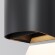 Maytoni Drape O526WL-L10B3K Уличный настенный полукруглый светодиодный фасадный светильник-бра высотой 17 см, стиль минимализм, свет вверх-вниз, металл черный алюминий, LED 10Вт 3000K 550Лм CRI80 80° 220В IP65 -40...+50°C