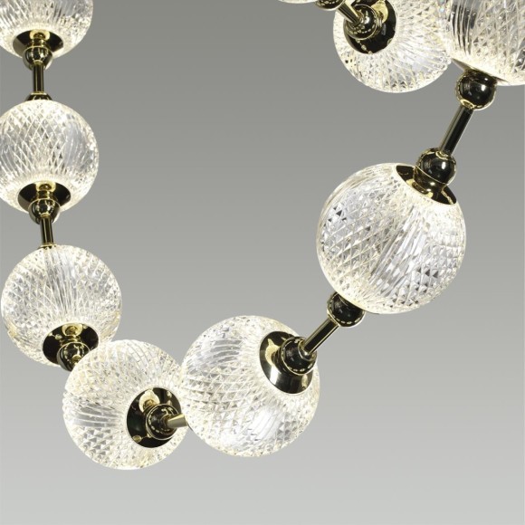 Подвесной дизайнерский светильник Odeon Light LED 80W 4000K 4400Лм CRYSTAL 5008/80L