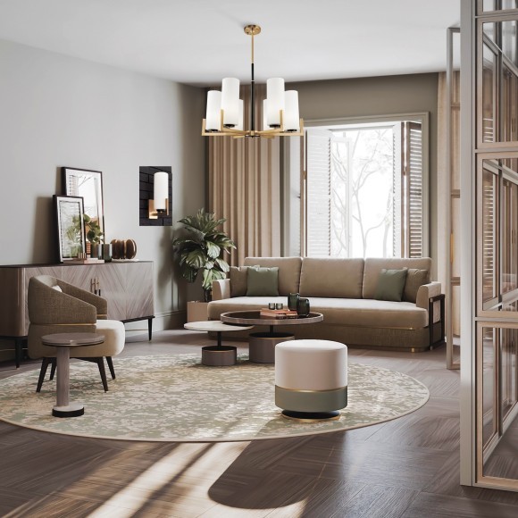 Подвесной светильник Maytoni MOD089PL-06BS