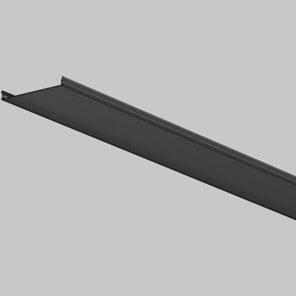 Рассеиватель для профиля 50×50 (Чёрный, 2 м), ALM-5050T-B-DF-2M 642048