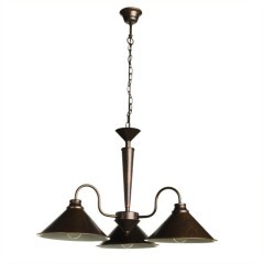 Подвесная люстра Arte Lamp BEVEL A9330LM-3BR Подвесная люстра Arte Lamp BEVEL A9330LM-3BR