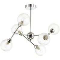  Люстра на штанге E14 6*40W 220V EVERLY 4438/6C