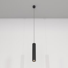 Подвесной светильник цилиндр Maytoni P072PL-L12B4K Focus LED светодиодный LED 12W Подвесной светильник цилиндр Maytoni P072PL-L12B4K Focus LED светодиодный LED 12W