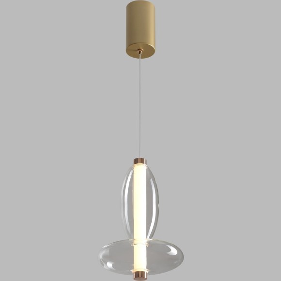 Светильник подвесной Crystal Lux QUASAR SP7W LED TRANSPARENT 3791/207