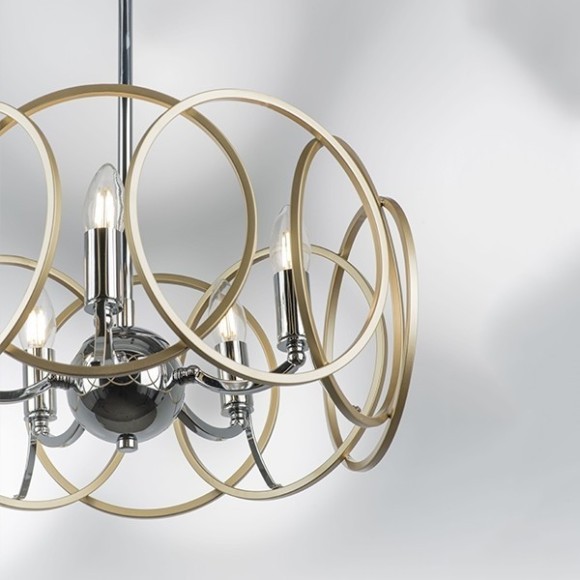 Люстра потолочная Lightstar 713053 Regolo под лампы 5xE14 200W