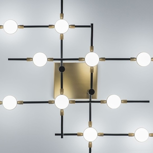 Люстра потолочная Lightstar 745147 Bergamo светодиодная 10xLED 500W