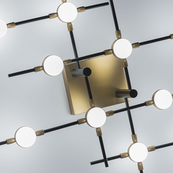 Люстра потолочная Lightstar 745147 Bergamo светодиодная 10xLED 500W