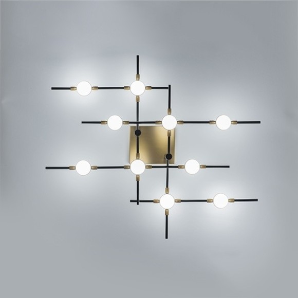 Люстра потолочная Lightstar 745147 Bergamo светодиодная 10xLED 500W