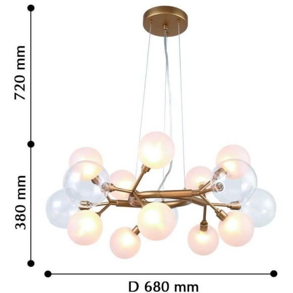 Подвесная люстра Babylon 2515-10P