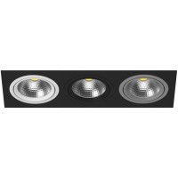 Встраиваемый светильник Lightstar i837060709 Intero 111 под лампы 3xGU10 150W