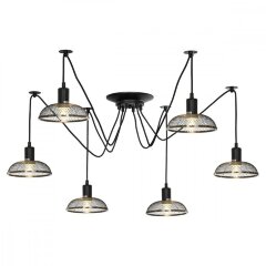 Люстра паук Lussole LSP-8440 SHIRLEY IP21 под лампы 6xE27 360W Люстра паук Lussole LSP-8440 SHIRLEY IP21 под лампы 6xE27 360W