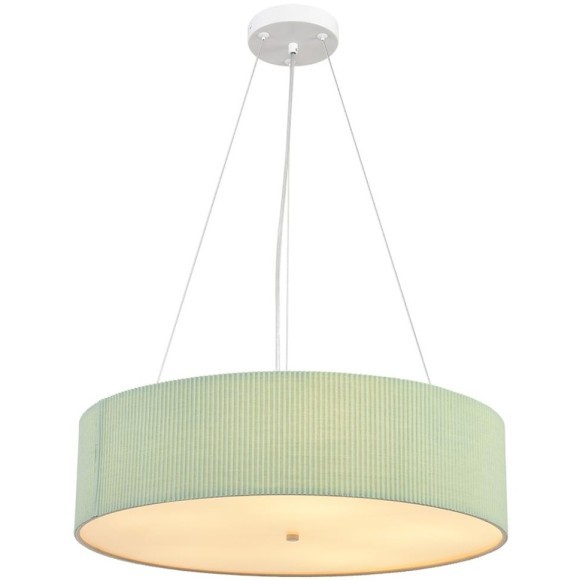 8326/5 MODERNI LN26 184 зеленый/белый, металл/текстиль/пластик Потолочный светильник E27 5*60W 220V GOFERA