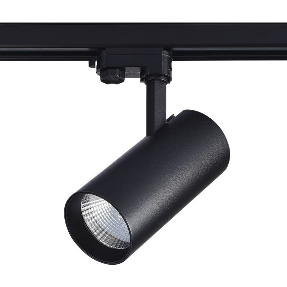 ST661.436.40 Св-к трек. Черный LED 1*40W 3000K 3 200Lm Ra90 38° IP20 L190xW85xH265 165-265V Трехфазная трековая система