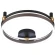 Светильник потолочный Crystal Lux FERNANDO PL48W LED COFFEE/BLACK