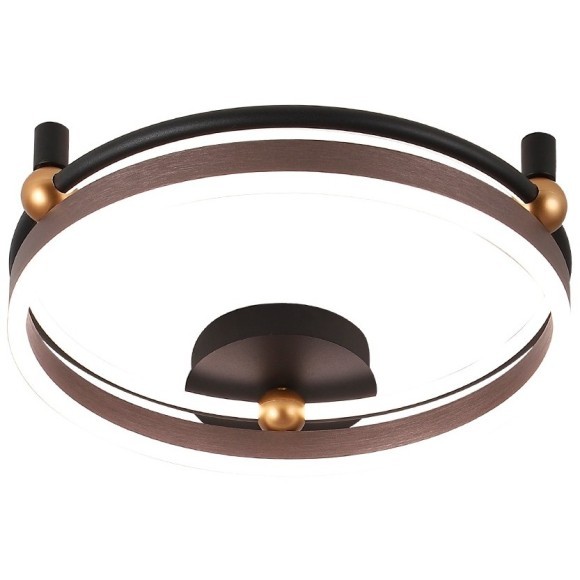 Светильник потолочный Crystal Lux FERNANDO PL48W LED COFFEE/BLACK Светильник потолочный Crystal Lux FERNANDO PL48W LED COFFEE/BLACK