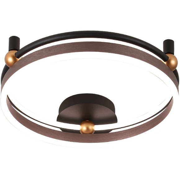 Светильник потолочный Crystal Lux FERNANDO PL48W LED COFFEE/BLACK Светильник потолочный Crystal Lux FERNANDO PL48W LED COFFEE/BLACK