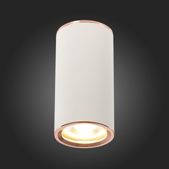 ST111.527.01 Светильник потолочный Белый GU10 1*50W D54xH105 220V Без ламп Накладные светильники ST111.527.01 Светильник потолочный Белый GU10 1*50W D54xH105 220V Без ламп Накладные светильники