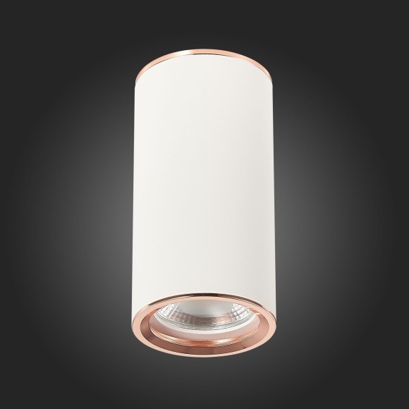 ST111.527.01 Светильник потолочный Белый GU10 1*50W D54xH105 220V Без ламп Накладные светильники ST111.527.01 Светильник потолочный Белый GU10 1*50W D54xH105 220V Без ламп Накладные светильники