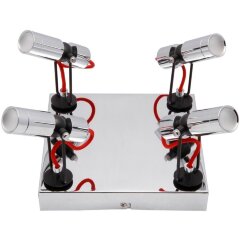 Спот потолочный Lussole LSP-9925 ROME IP21 светодиодный 4xLED 20W Спот потолочный Lussole LSP-9925 ROME IP21 светодиодный 4xLED 20W