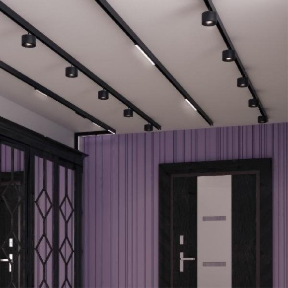 358541 Трековый светодиодный светильник Novotech Flum CRI90+ 4000К 1920Лм 100° 24W